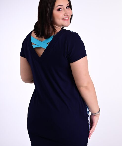 Alternative view of Wannabee Pipe kék-türkiz tunika