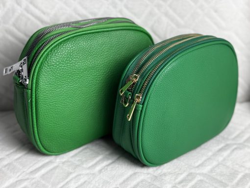 3 fakkos zippes ovális táska (több szín) - Image 2