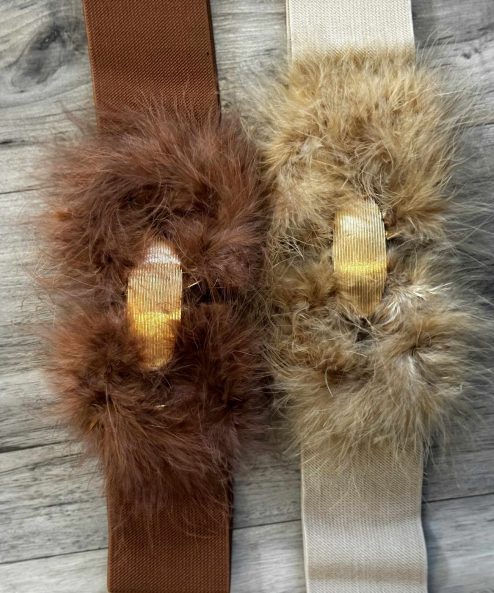 Tollas csatos széles gumis öv