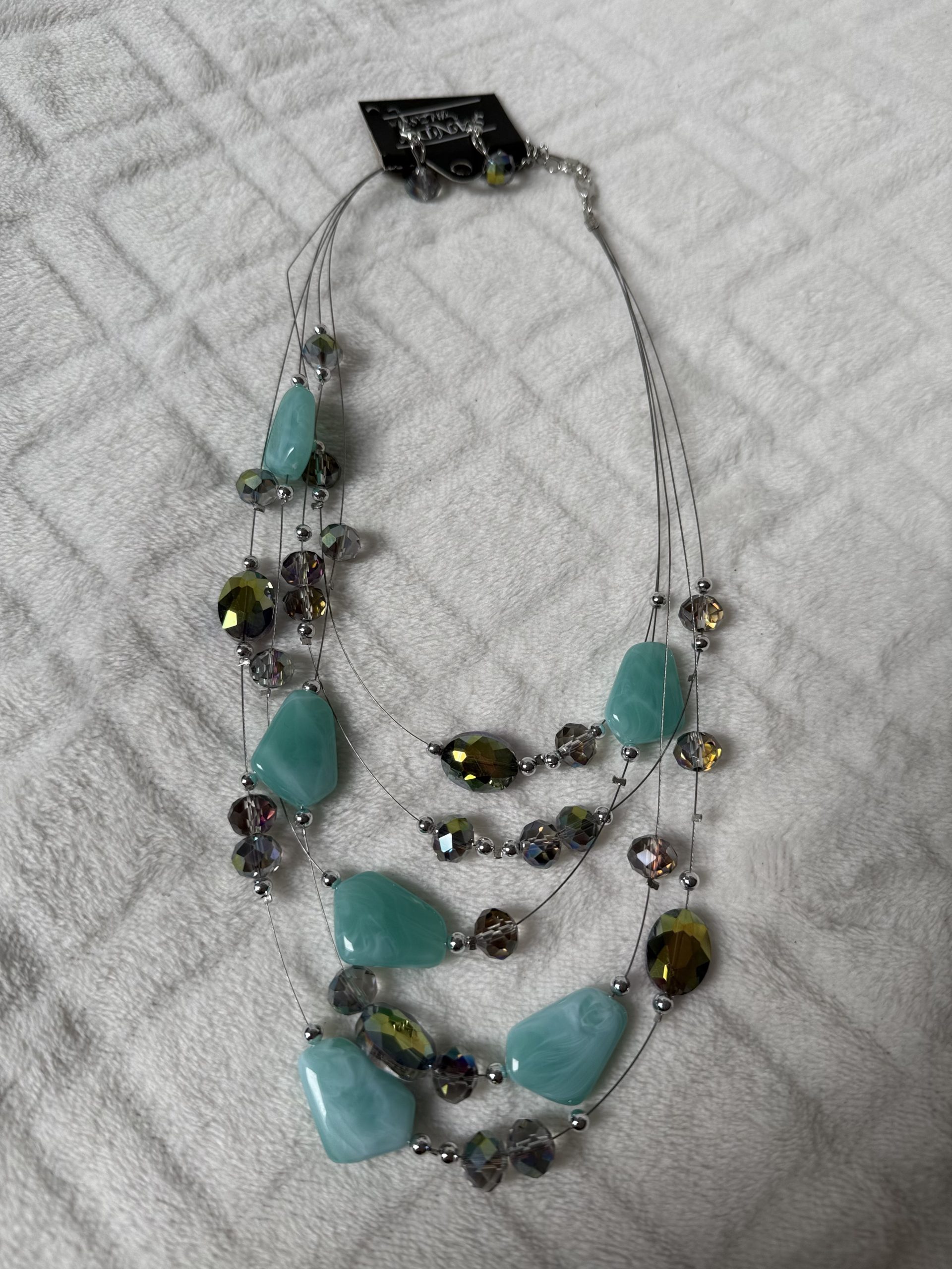 Rövid színes nyaklánc+fülbevaló (több fazon) - Image 4