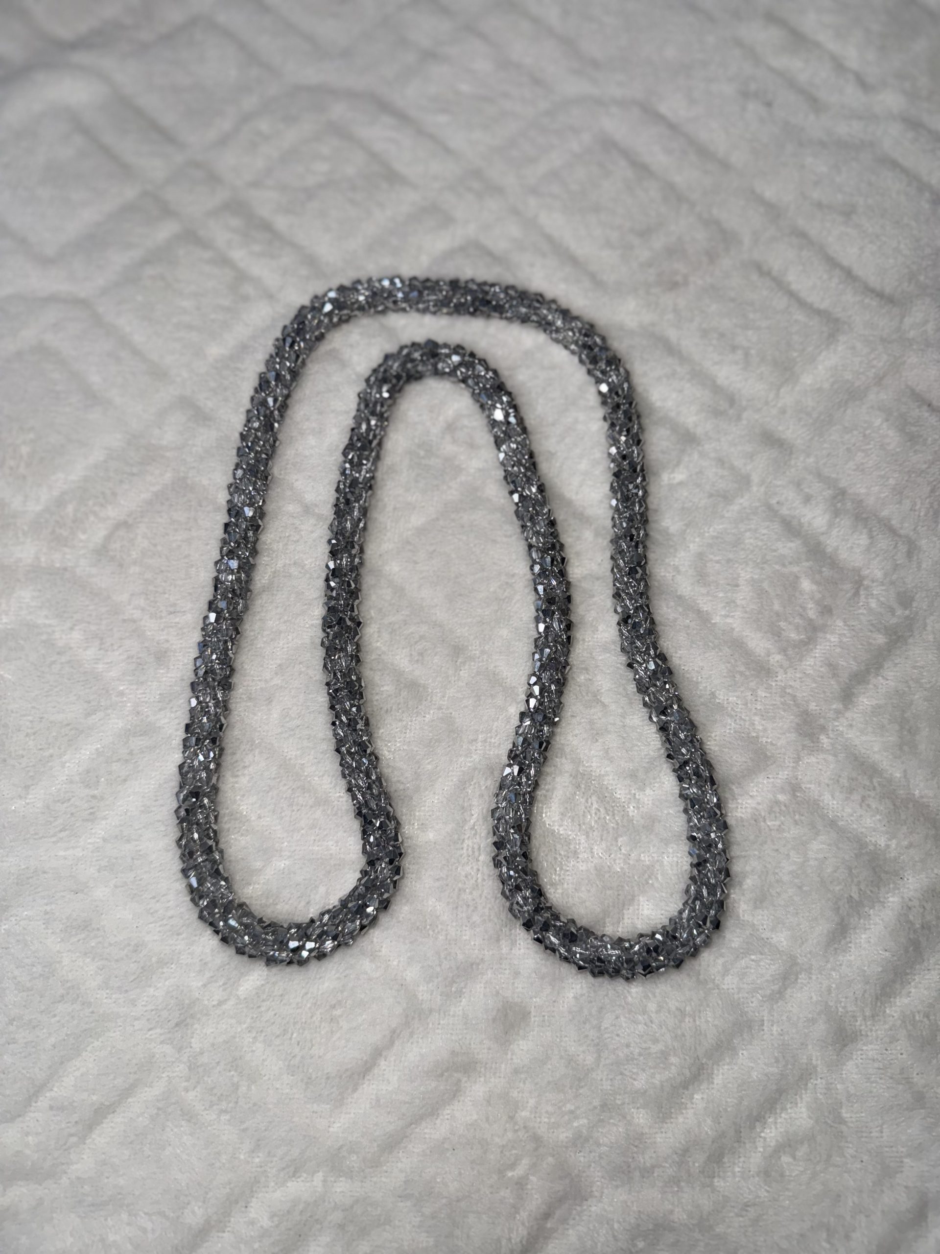 Ezüst hosszú nyaklánc - Image 2