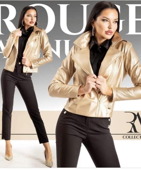 Alternative view of Rouge Avenue Manuela kabát arany