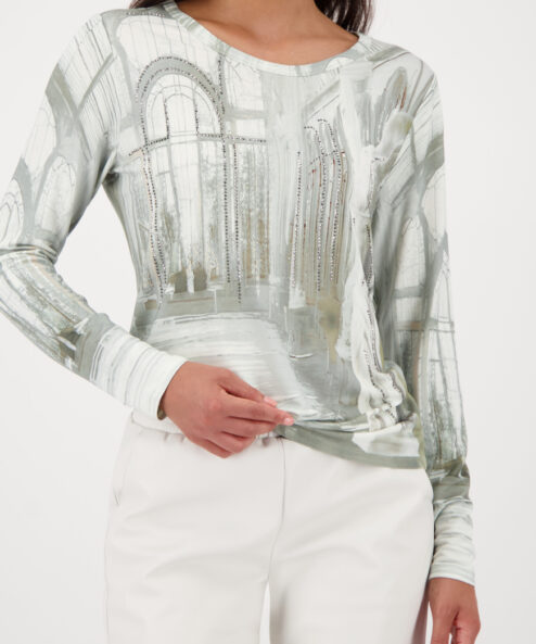 Monari hosszú ujjú felső galériamintával