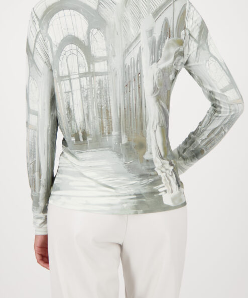 Alternative view of Monari hosszú ujjú felső galériamintával