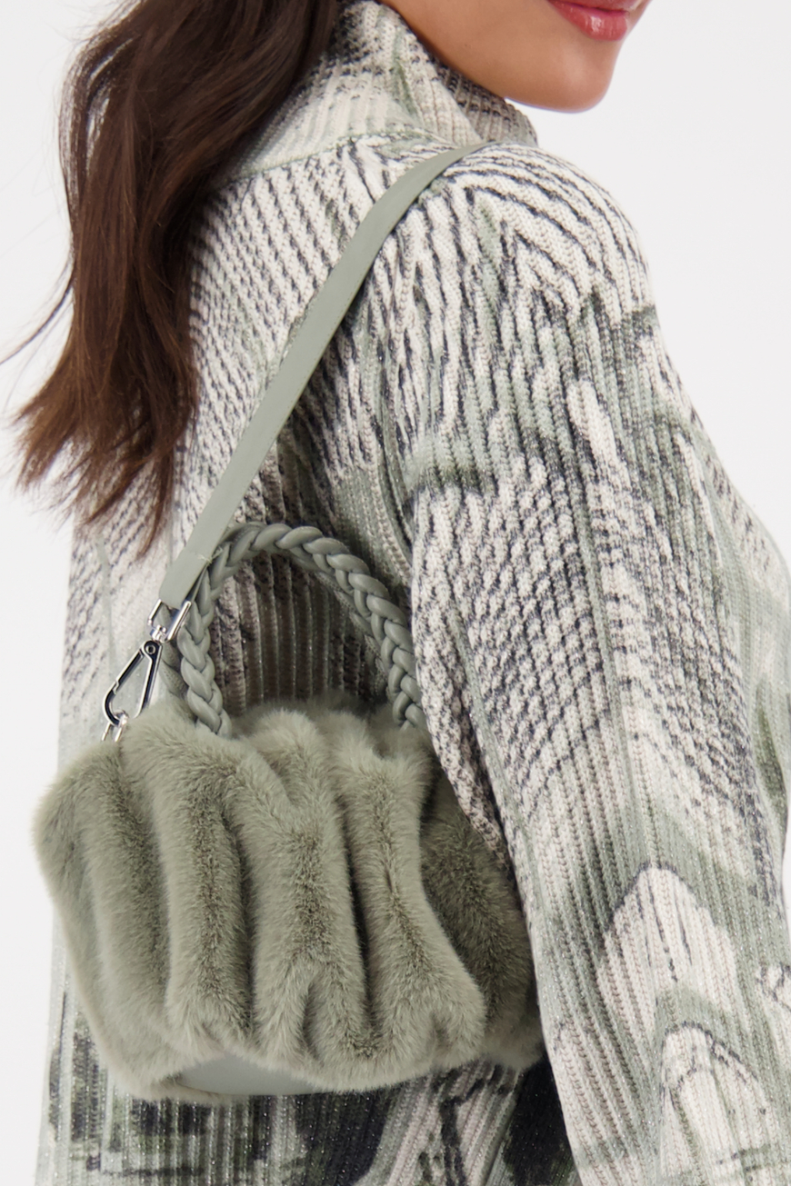 Monari műszőrme kistáska zsálya - Image 6