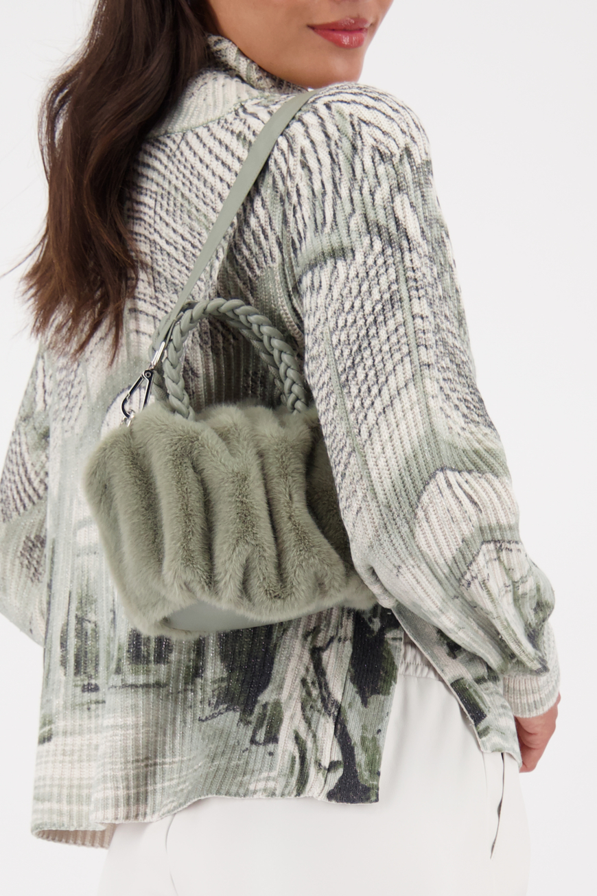 Monari műszőrme kistáska zsálya - Image 5