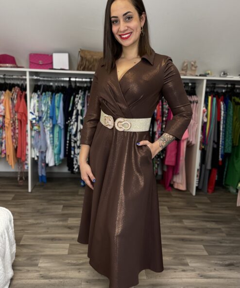 Rouge Avenue Vivien ruha barna