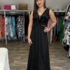 Rouge Avenue Gertrúdisz maxi ruha fekete