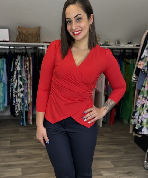 Alternative view of Rouge Avenue Ramóna felső piros