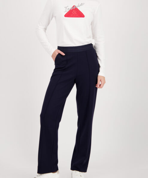 A Monari sötétkék gumis derekú nadrág alternatív nézete