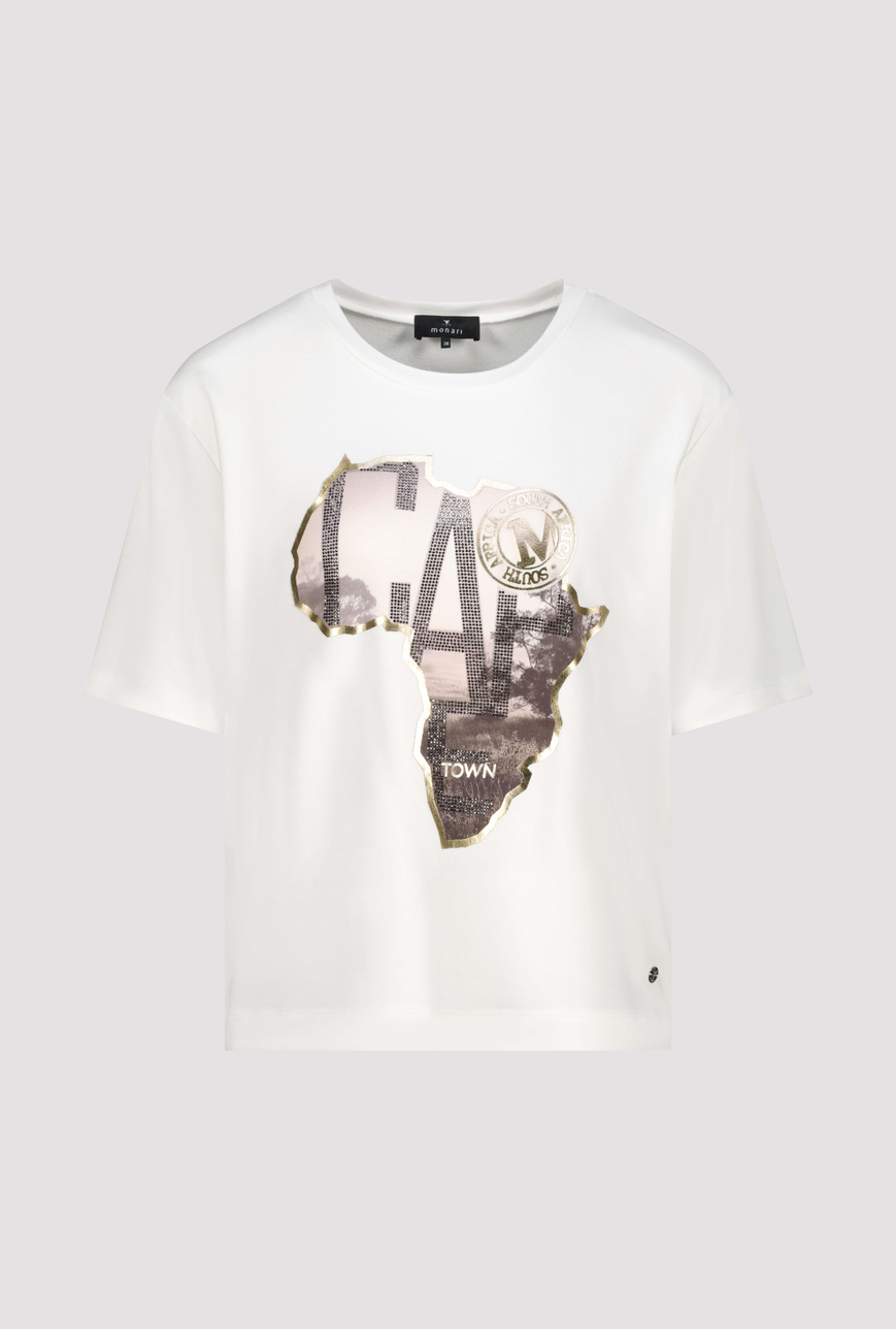 Monari Afrika mintás rövidujjú felső - Image 6