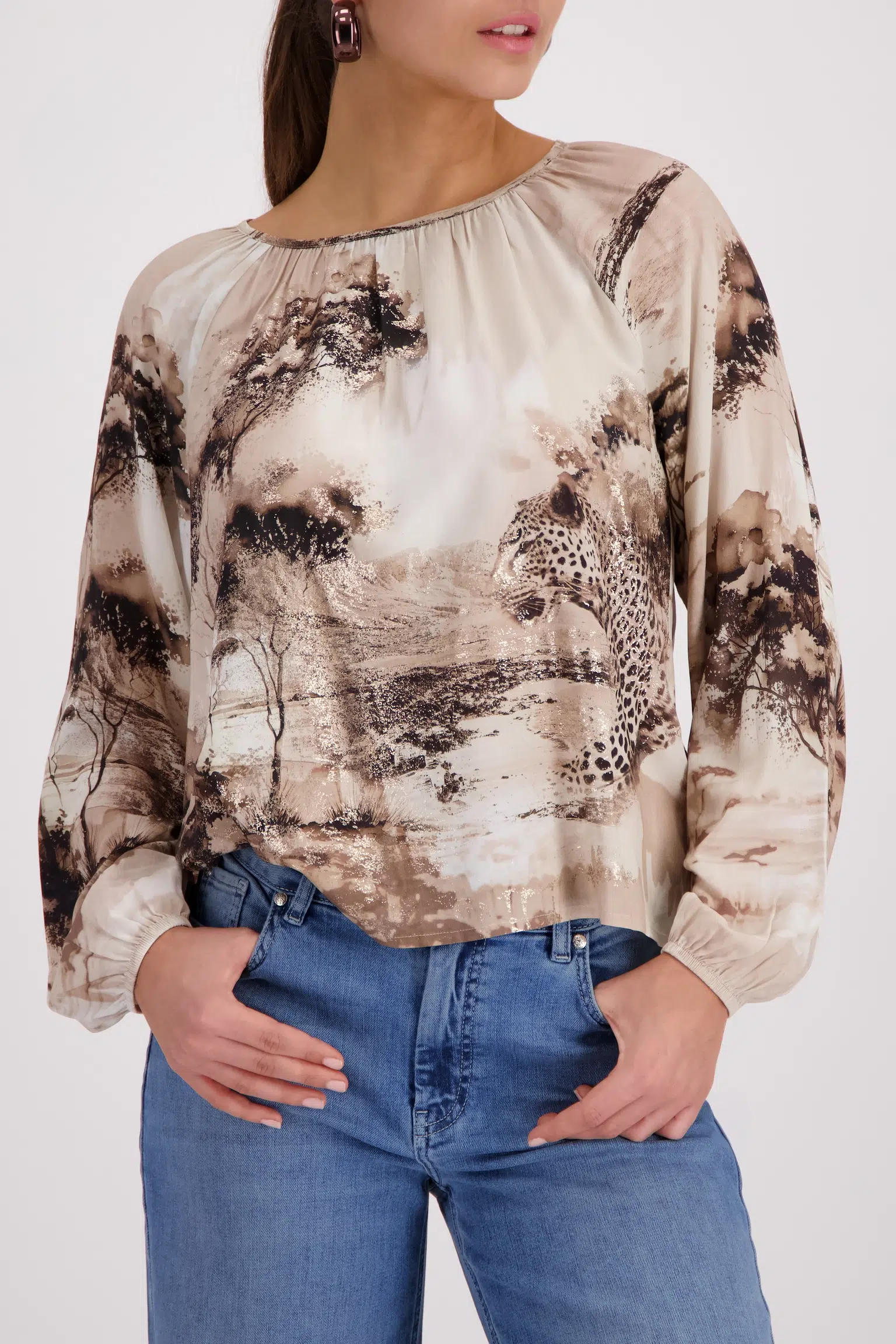 Monari szavanna mintás blúz