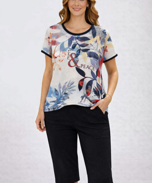 Navigazione bengalin Capri nadrág fekete