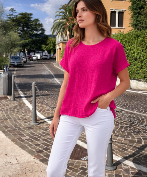 Navigazione muszlingéz tunika pink