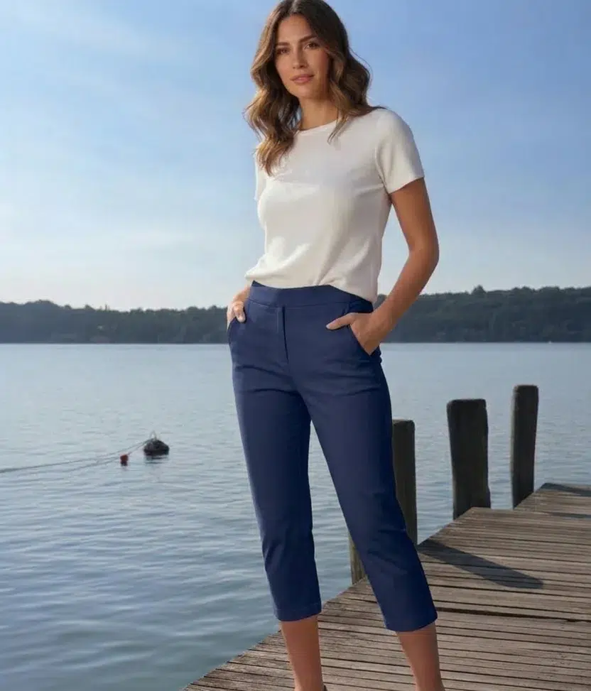 Navigazione bengalin Capri nadrág sötétkék - Image 2