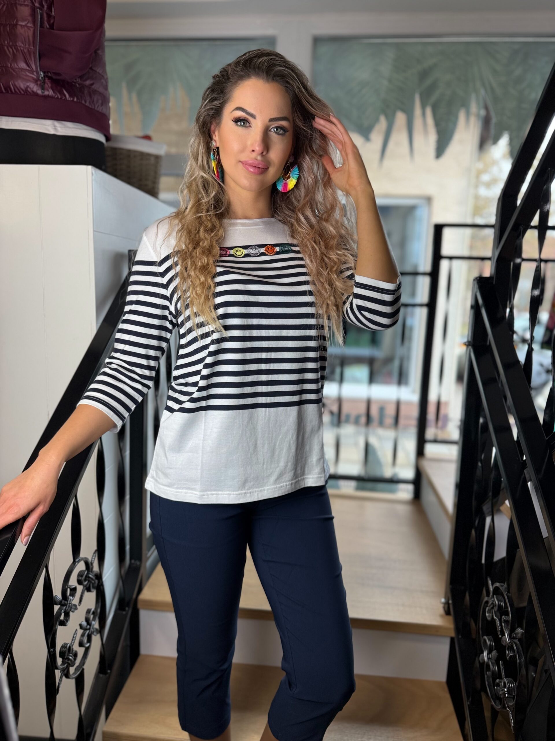 Navigazione bengalin Capri nadrág sötétkék