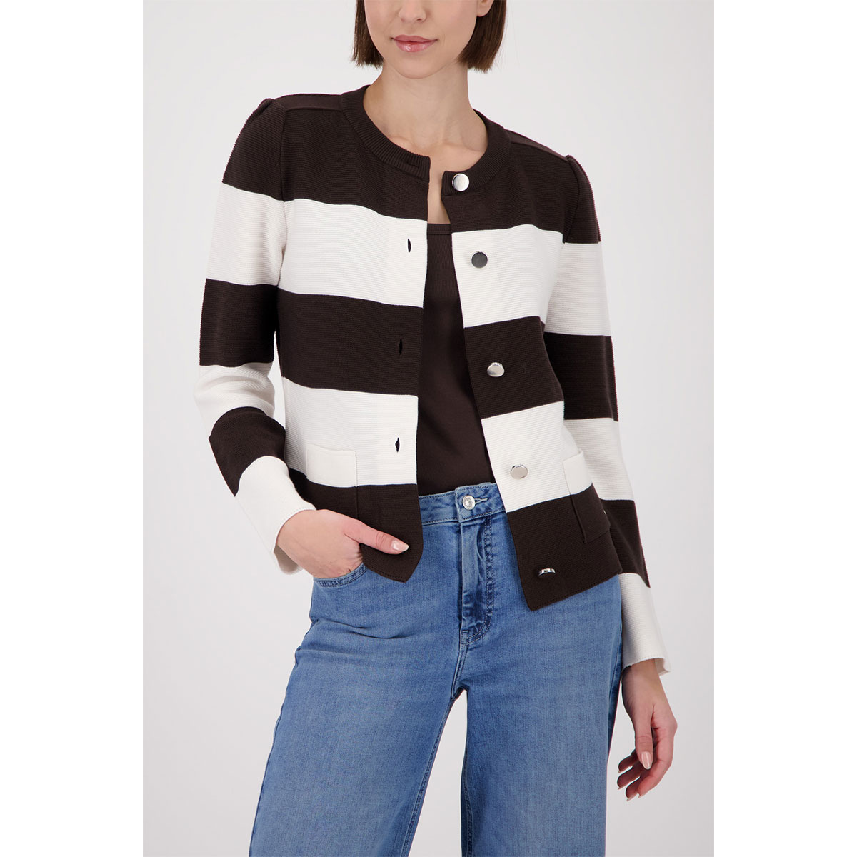 Monari dekoratív gombos kardigán