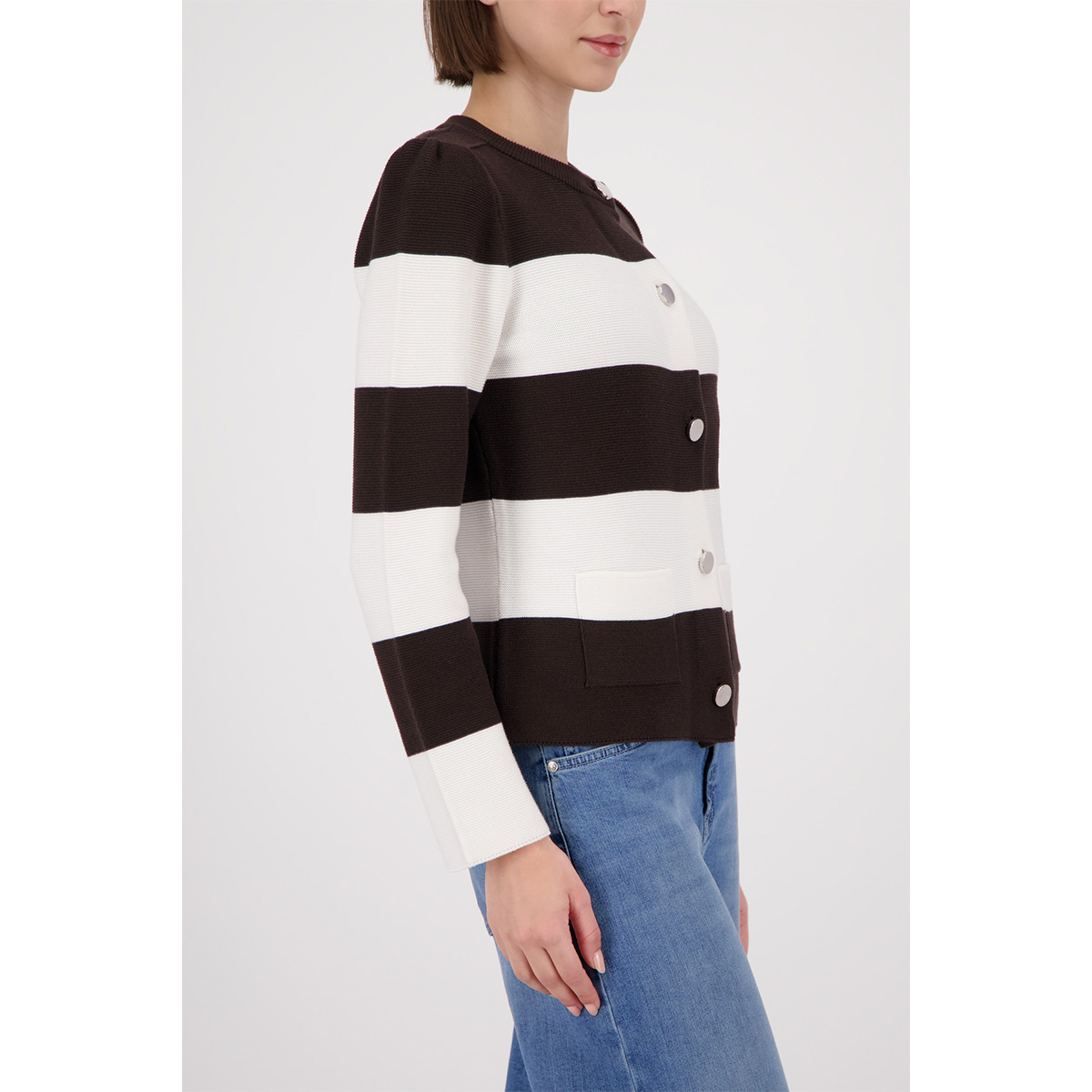 Monari dekoratív gombos kardigán - Image 2