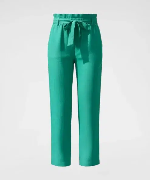 A Navigazione 7/8-os rugalmas lenvászon nadrág övvel türkiz alternatív nézete