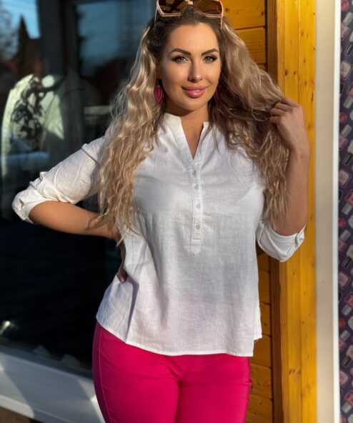 Navigazione pamutlen tunika fehér