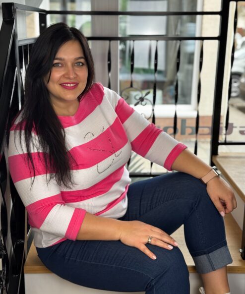 A Navigazione 3/4-es ujjú női pulóver pink alternatív nézete