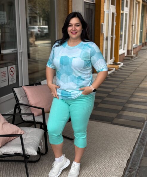 A Navigazione farmer capri nadrág türkiz alternatív nézete