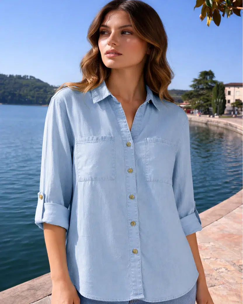 Navigazione felhajtható ujjú ing - Image 2