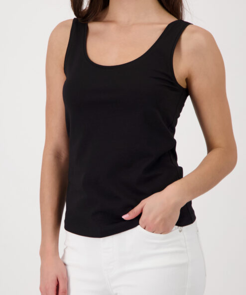 Monari basic top fekete