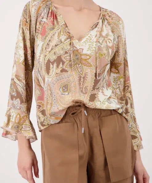 Monari Paisley mintás blúz