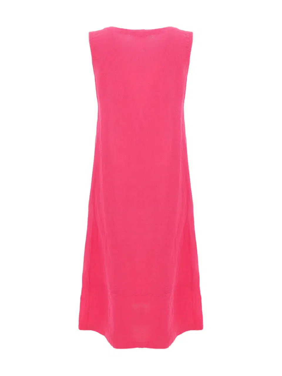 Dolcezza len ujjatlan midi ruha pink - Image 4