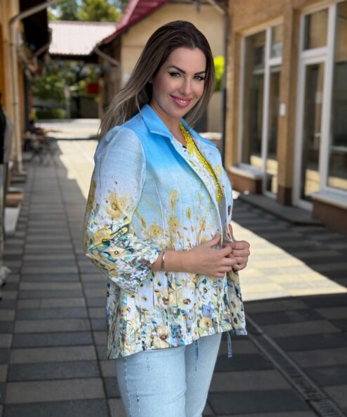 Dolcezza “Parti Virágok” Blézer - 3/4-es ujjú, 3. kép | MyBerill Boutique