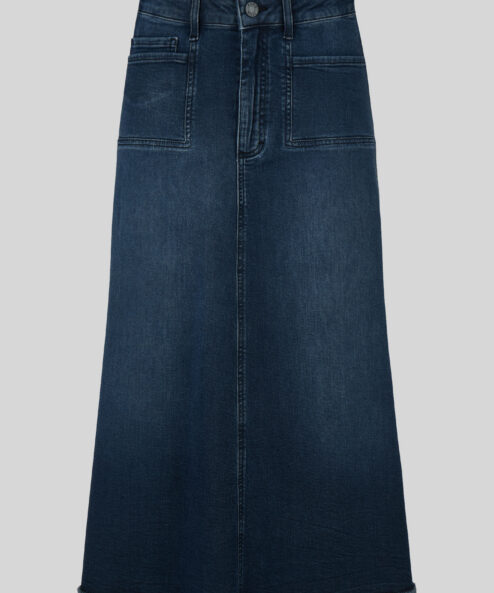 Rabe Sötétkék A-vonalú farmerszoknya - Image 6