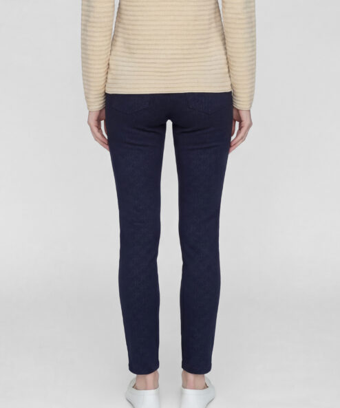 Rabe Sötétkék grafikus mintás jeggings - Image 3