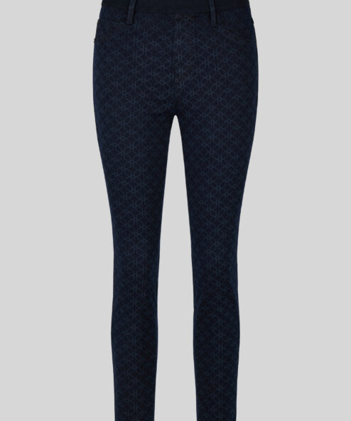 Rabe Sötétkék grafikus mintás jeggings - Image 7