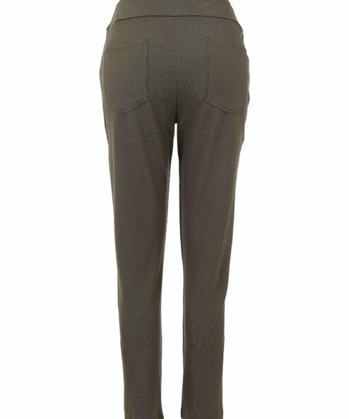 Dolcezza Dolcezza karcsúsított, egyenes szárú nadrág khaki - Image 3