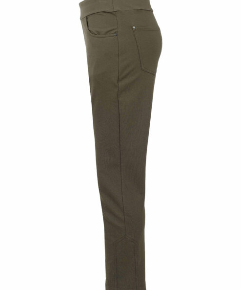 Dolcezza Dolcezza karcsúsított, egyenes szárú nadrág khaki - Image 2
