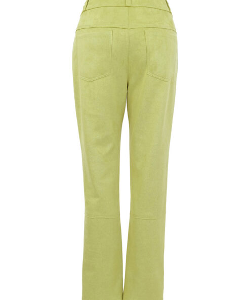 Dolcezza velúr szövet nadrág lime - Image 4