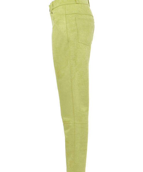 Dolcezza velúr szövet nadrág lime - Image 3