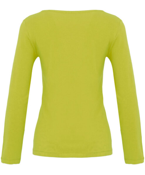 Dolcezza lime kerek nyakú hosszú ujjú felső - Image 3