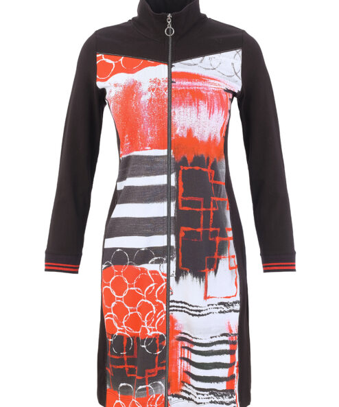 Dolcezza „Geo Stripes” zipzáras ruha - Image 3