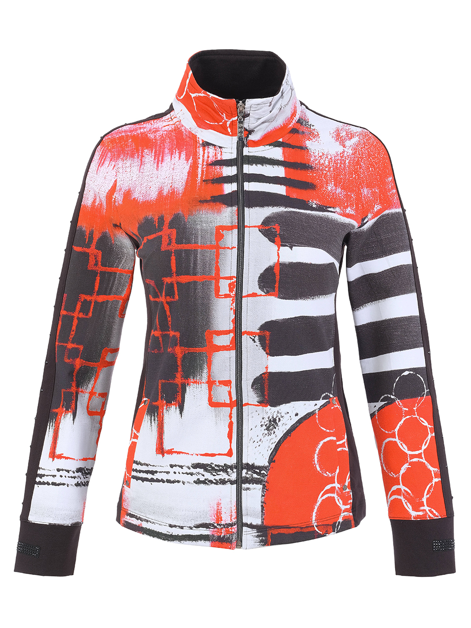 Dolcezza „Geo Stripes” cipzáras kabátka - Image 3