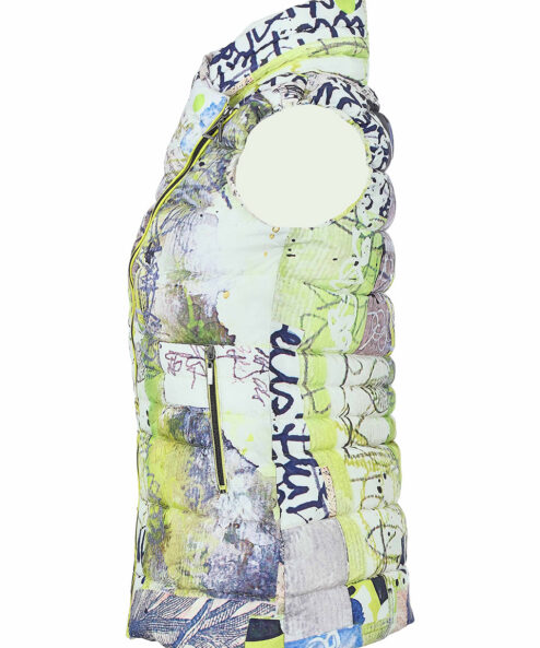 Dolcezza „Töredékek” zipzáras mellény - Image 3
