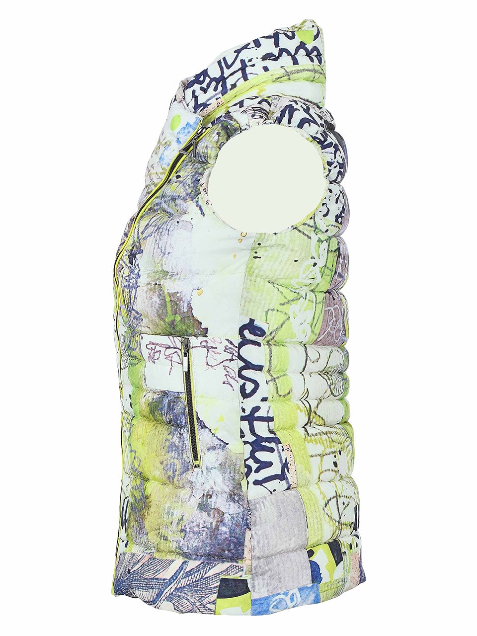 Dolcezza „Töredékek” zipzáras mellény - Image 3