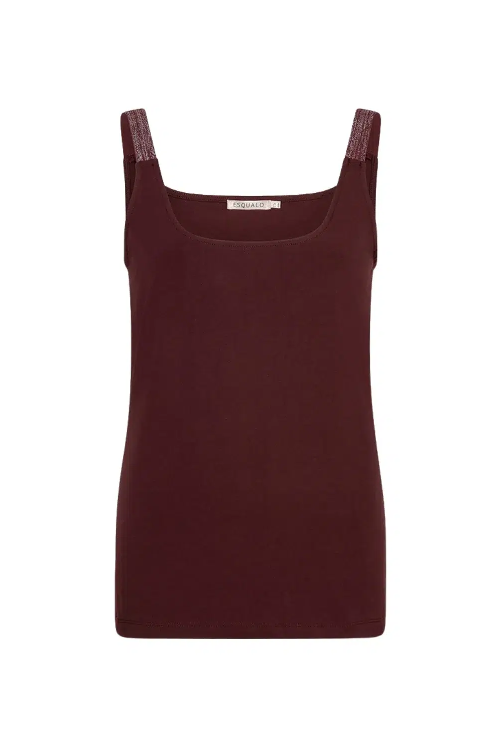 ESQUALO Lurex pántos felső bordó - Image 4