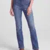 Rabe Sötétkék, díszvarrással ellátott, bootcut farmer