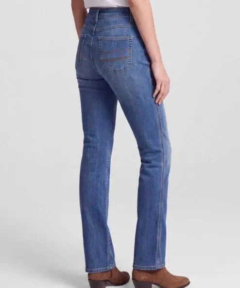 Rabe Sötétkék, díszvarrással ellátott, bootcut farmer - Image 5