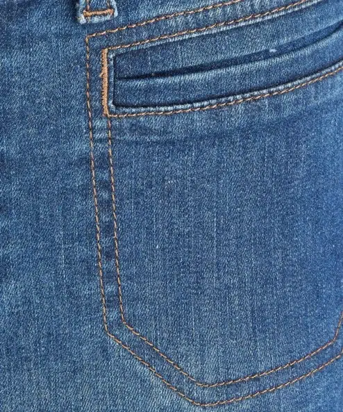 Rabe Sötétkék, díszvarrással ellátott, bootcut farmer - Image 9