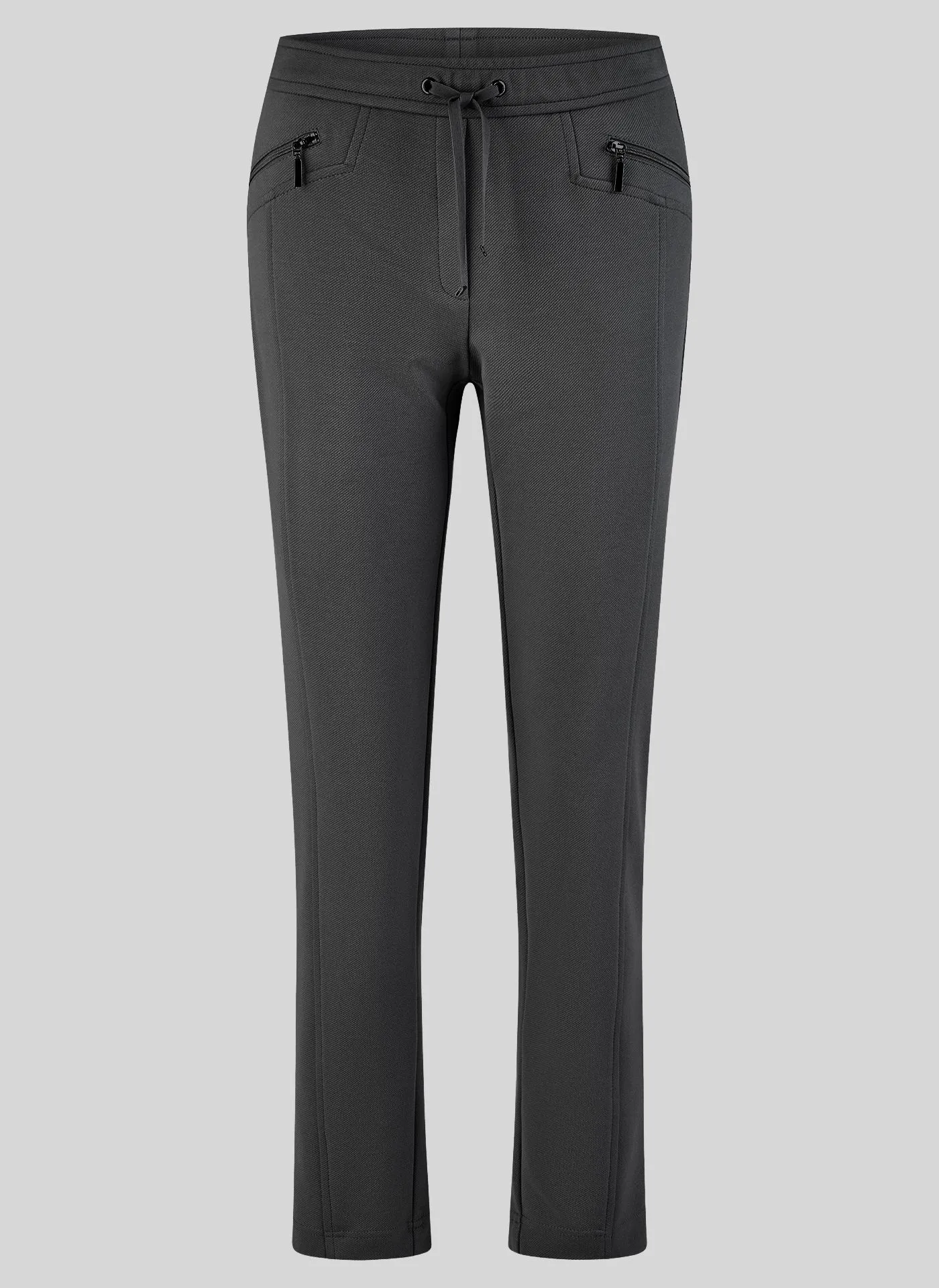 Rabe Szürke kényelmes derékpántos jersey nadrág - Image 6