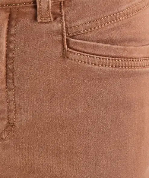 Rabe szűk szabású pamut farmer barna - Image 8