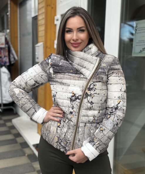 Dolcezza „Arany és ezüst szellő” aszimmetrikus kabát